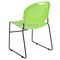 Flash Furniture Green Plastic Stack Chair RUT-188-GN-GG - alternate 8